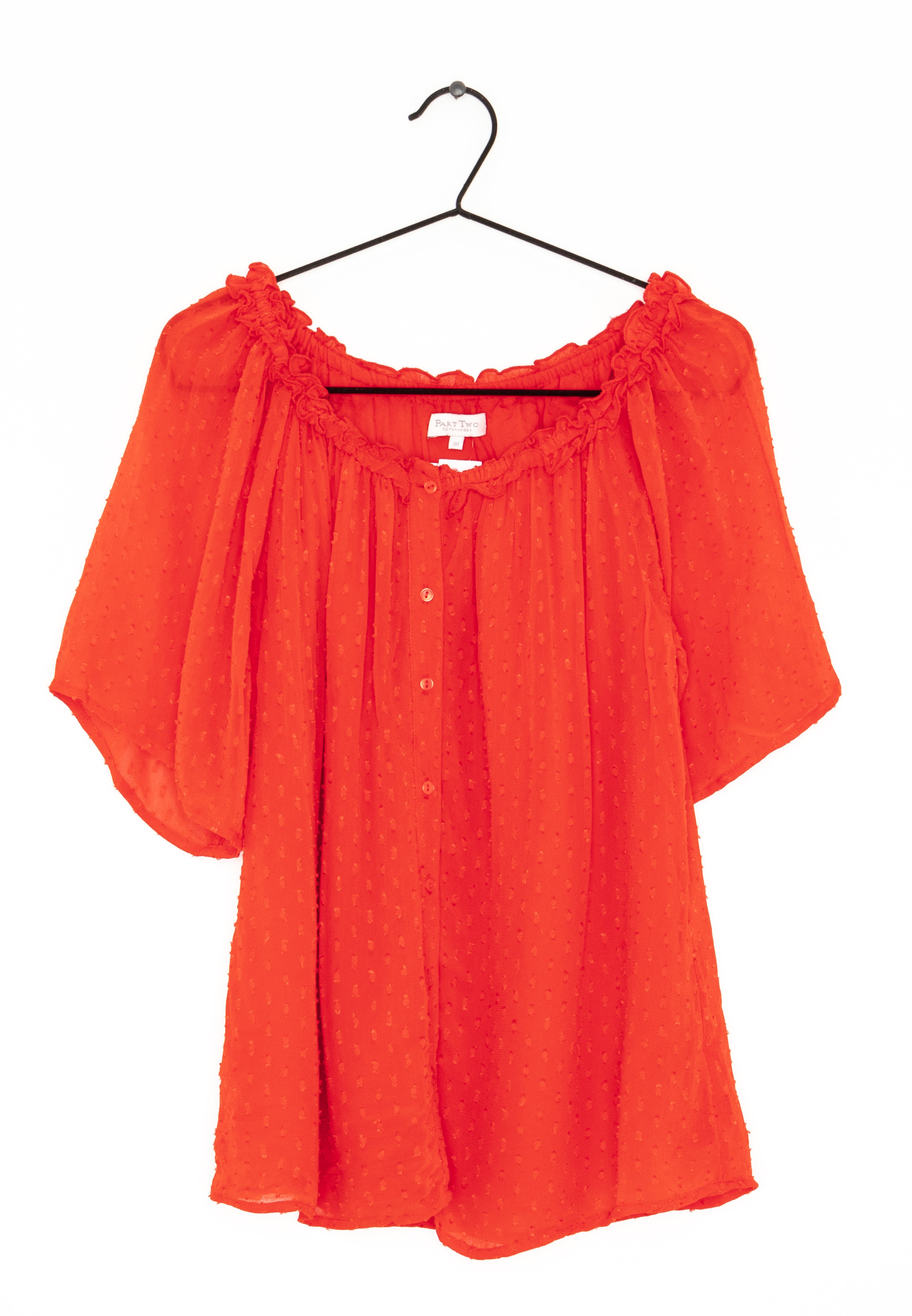 madewell texture and thread peasant top