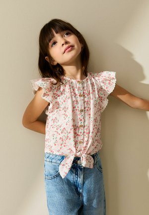 Next, REGULAR FIT - TIE FRONT - Blouse - pink floral