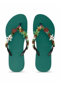 Uzurii T-bar sandals - forest green
