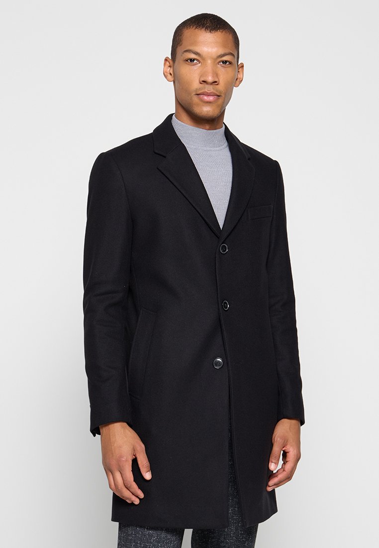 Boss Mantel zwart