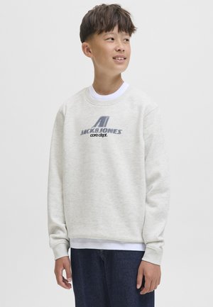 Jack & Jones Junior, JCOTIER - Collegepaita - white melange