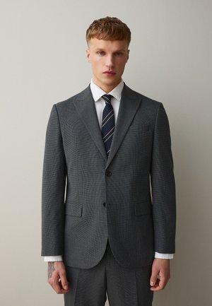 Next REGULAR FIT - TEXTURE MOTIONFLEX STRETCH  - Giacca - grey