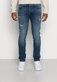 Jack & Jones JJIGLENN JJORIGINAL - Calças de ganga justas - blue denim