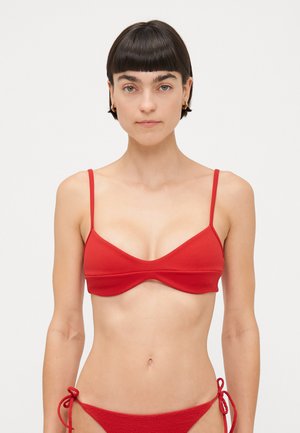 MONICA  - Bikini top - red