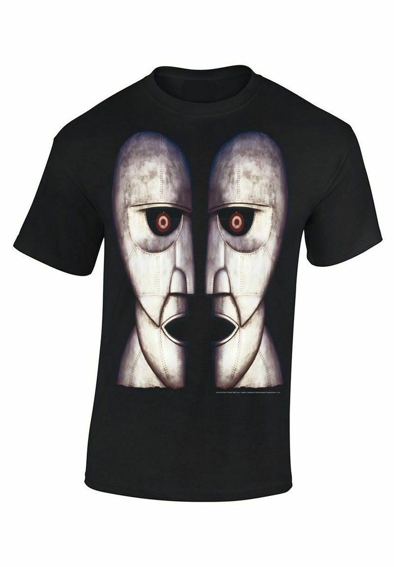rockshirts PINK FLOYD METAL HEADS OF DIVISION BELL - Camiseta estampada - black