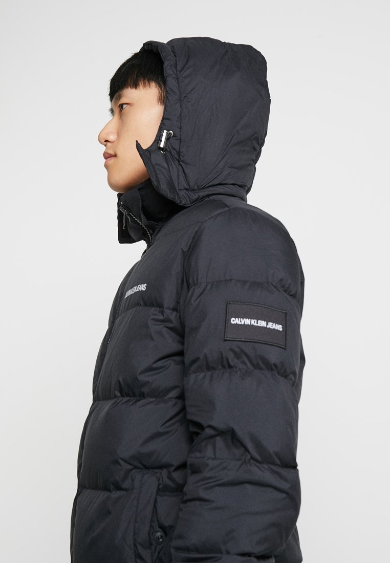 calvin klein hooded down puffer jacket