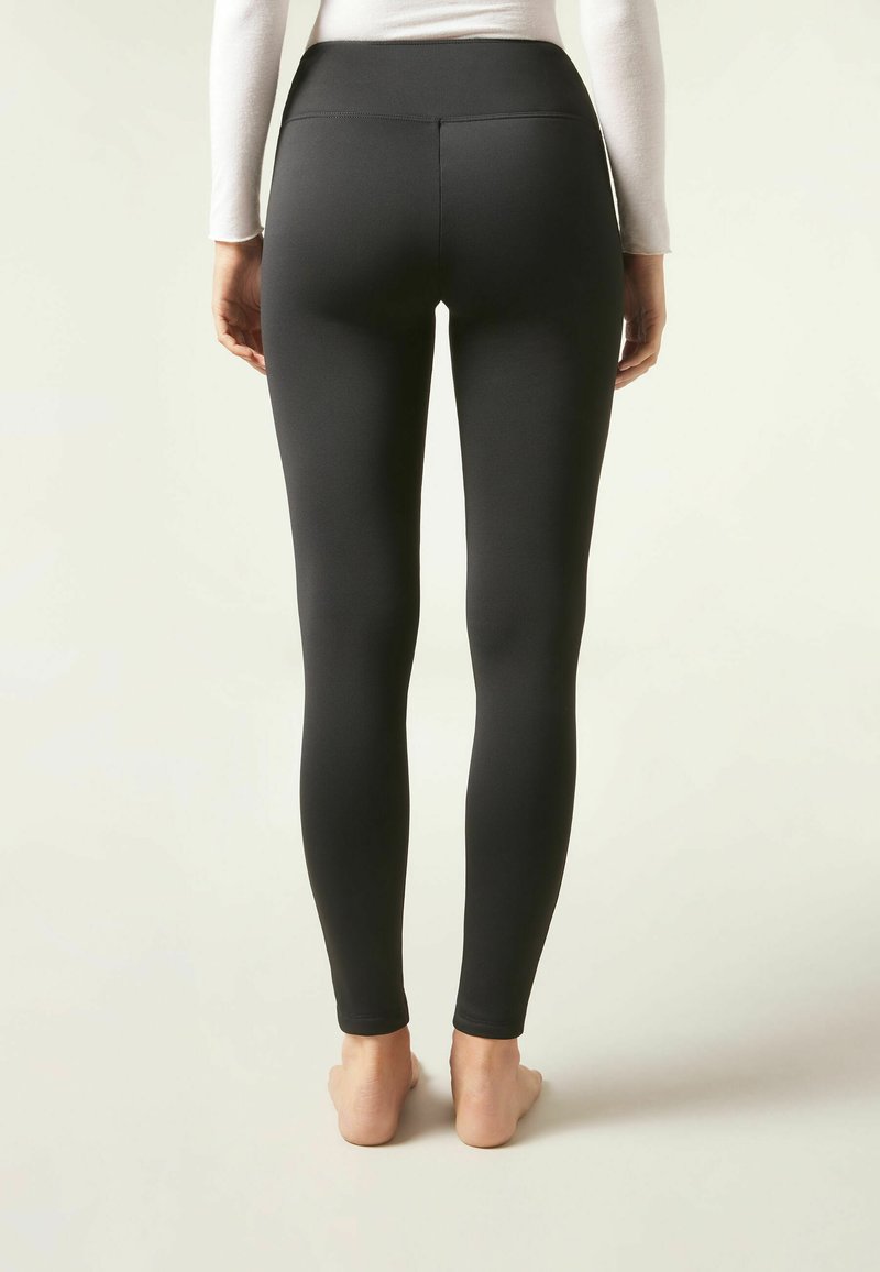 Calzedonia THERMAL PLUSH Legging (type pantalon) schwarz black