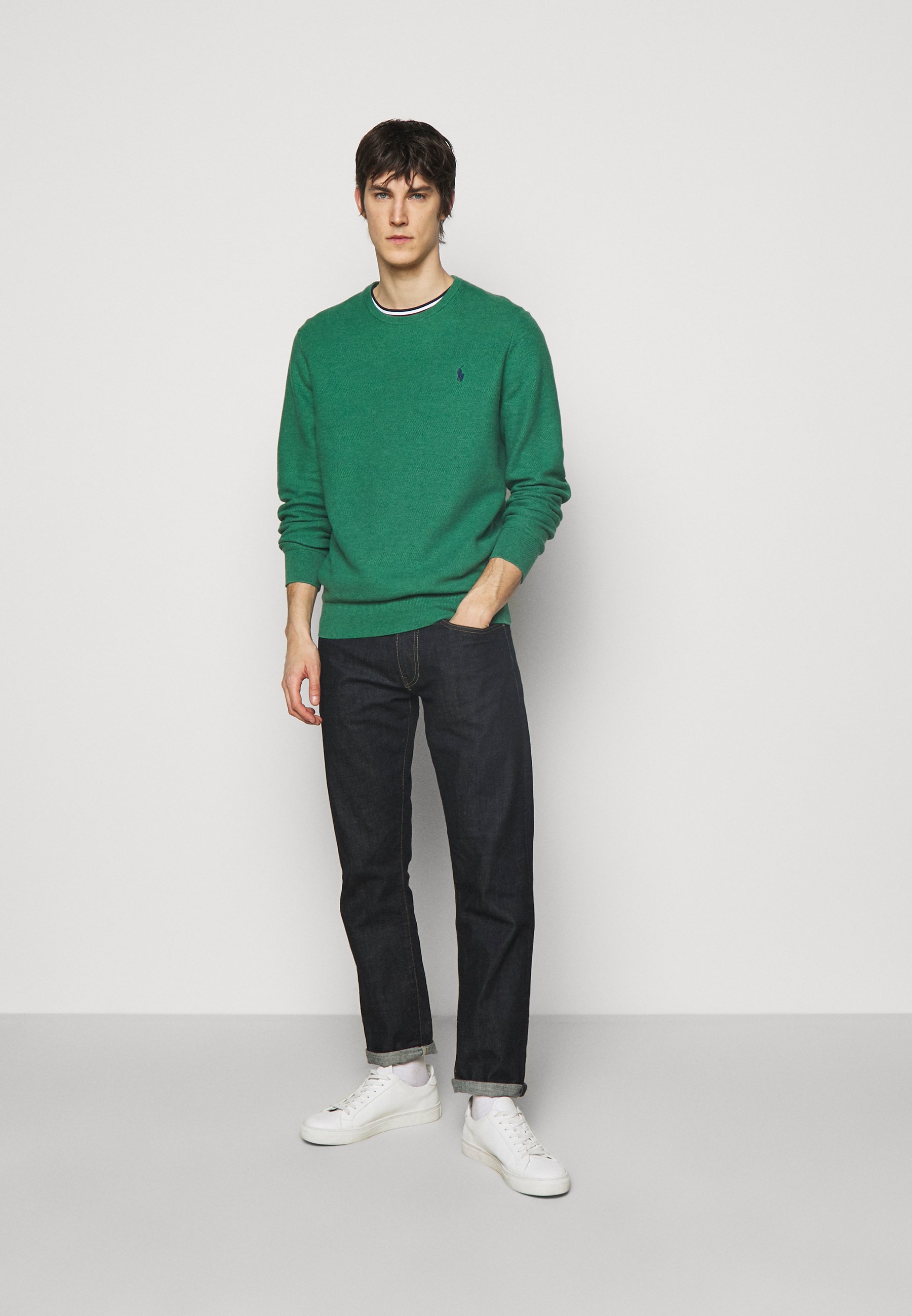 Homme COTTON MESH CREWNECK SWEATER - Pullover Homme COTTON MESH CREWNECK SWEATER - Pullover