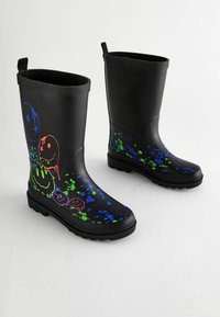 Next REGULAR FIT - Bottes en caoutchouc - black multi happy rubber wellies