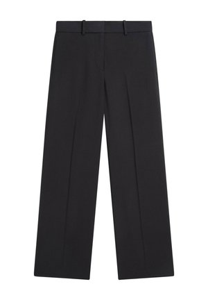Massimo Dutti, FLOWING STRAIGHT-LEG PANTS - Pantaloni - dark blue