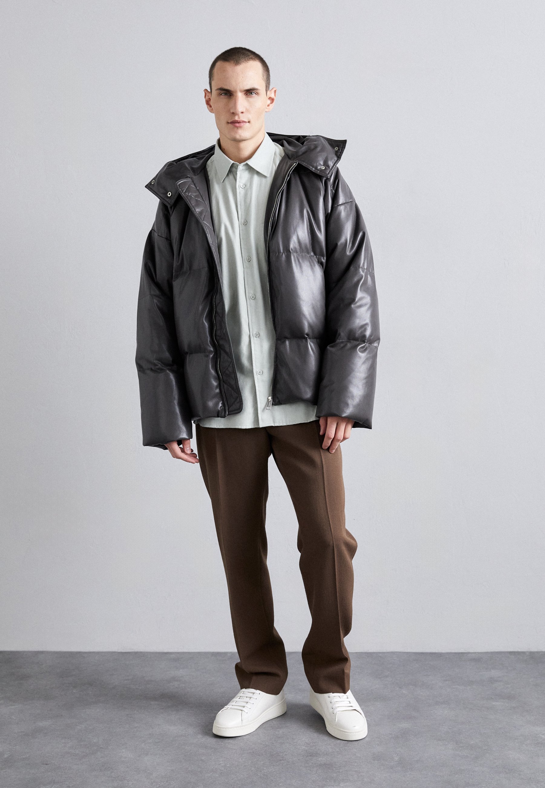 Nanushka VILI - Down jacket - midnight green/green - Zalando.co.uk
