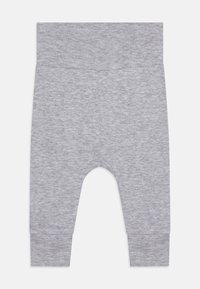 Grå bomull leggings med en myk tekstur, elastisk midjebånd og tettsittende mansjetter ved anklene. Med en avslappet, slank fasong.