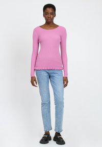 INFLUENCER RUCHED HEM - Maglione - pink