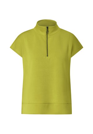 Street One, ÄRMELLOSES SHIRT IM SILK-LOOK MIT ZIPPER - T-Shirt basic - apple lime