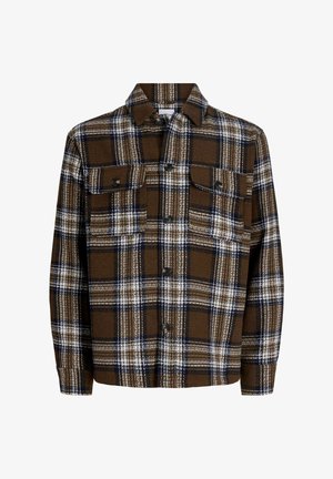 Jack & Jones, OVERSHIRT RELAXED FIT - Summer jacket - cocoa