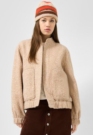 QS, OUTDOOR-JACKE - Veste mi-saison - hellbraun