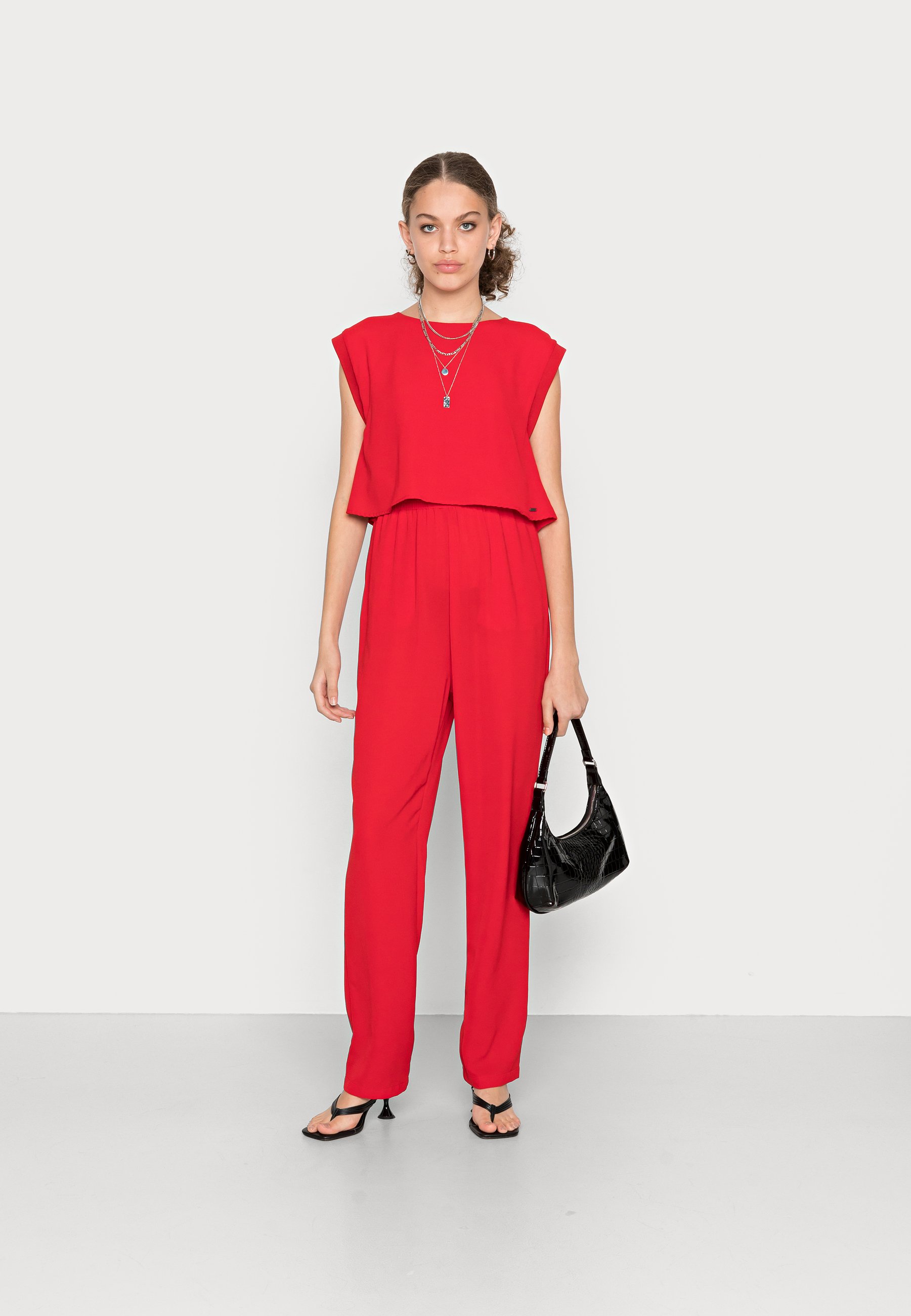 Pepe Jeans JULIA - Tuta jumpsuit - royal red/rosso - Zalando.it