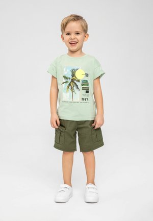 MINOTI SHORT SLEEVE 3 PACK - T-shirt basic - mint grey white