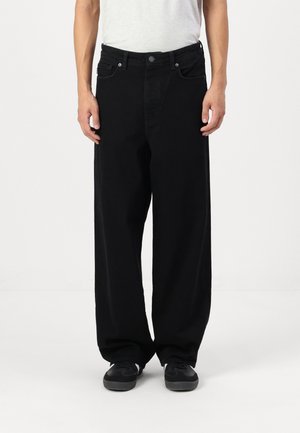 SLHWIDE - Loose fit -farkut - black