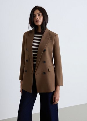 Calliope, GIACCA TINTA UNITA - Blazer - beige scuro