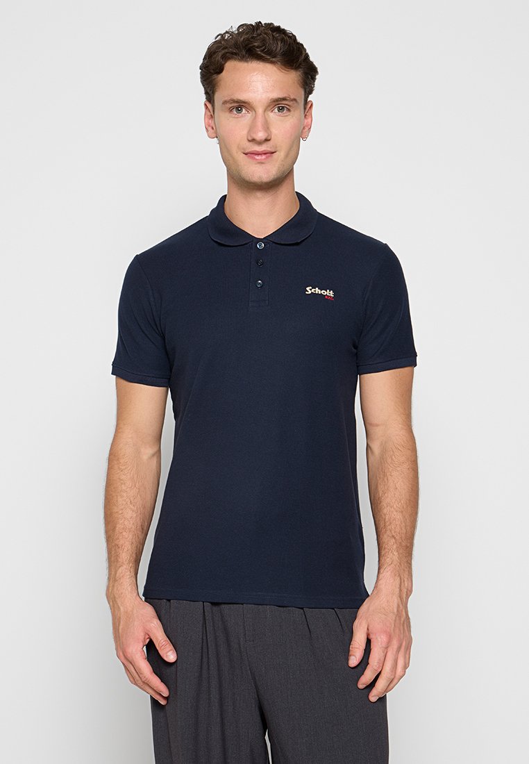 Schott Poloshirt donkerblauw