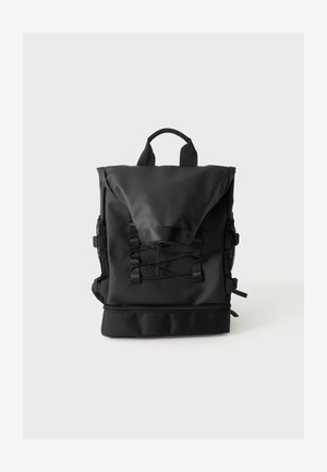 Rains, TRAIL MOUNTAINEER ROLLTOP UNISEX - Rugzak - black