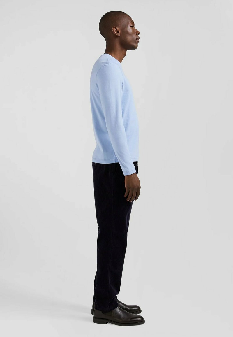Chemise Eden Park Bleu Clair Motifs Géométriques - Homme Taille XL, Coton Manches Longues
