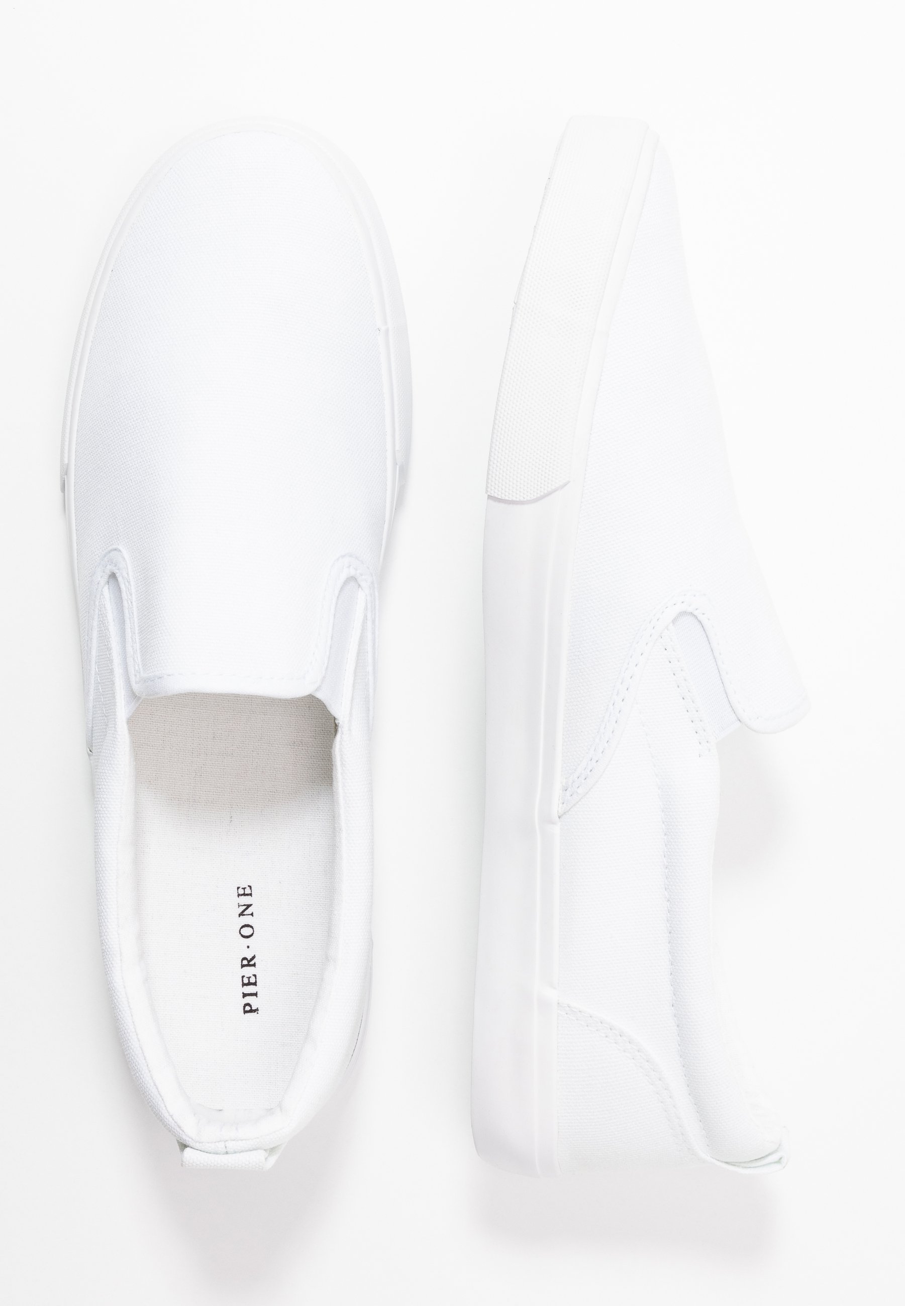 Pier One UNISEX - Scarpe senza lacci - white/bianco - Zalando.it