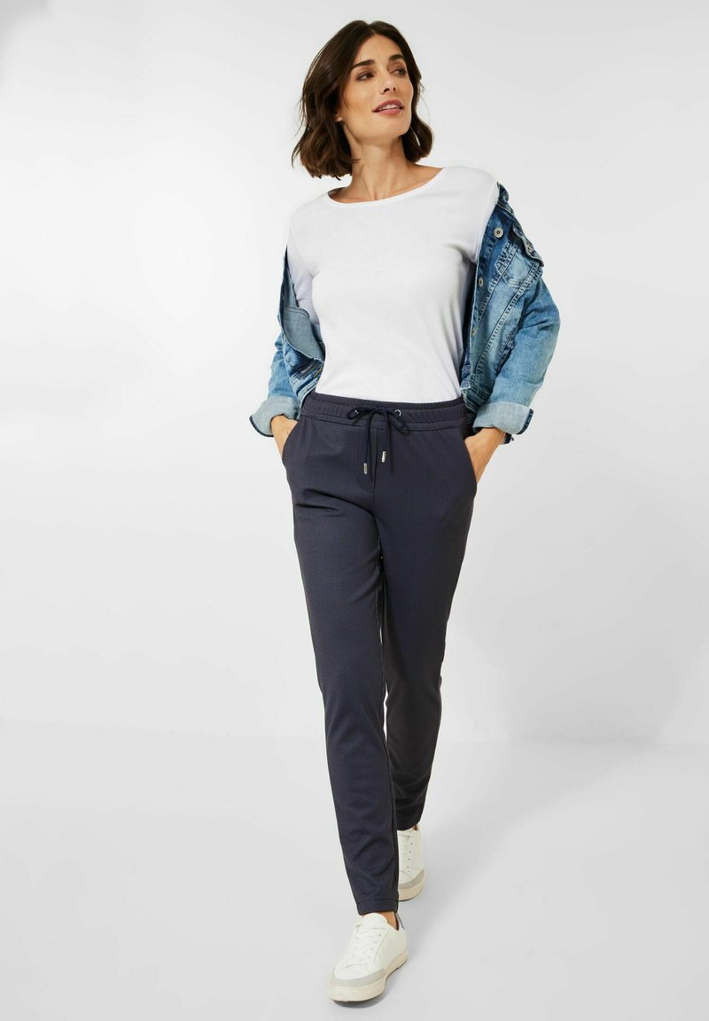 Cecil CASUAL FIT HOSE - Broek - blau/blauw