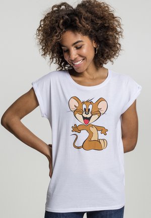 TOM & JERRY MOUSE  - Printtipaita - white