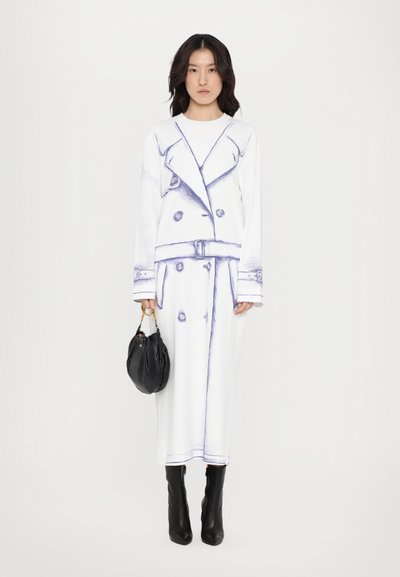 MOSCHINO OLIVIA - Jerseyklänning - fantasia bianco