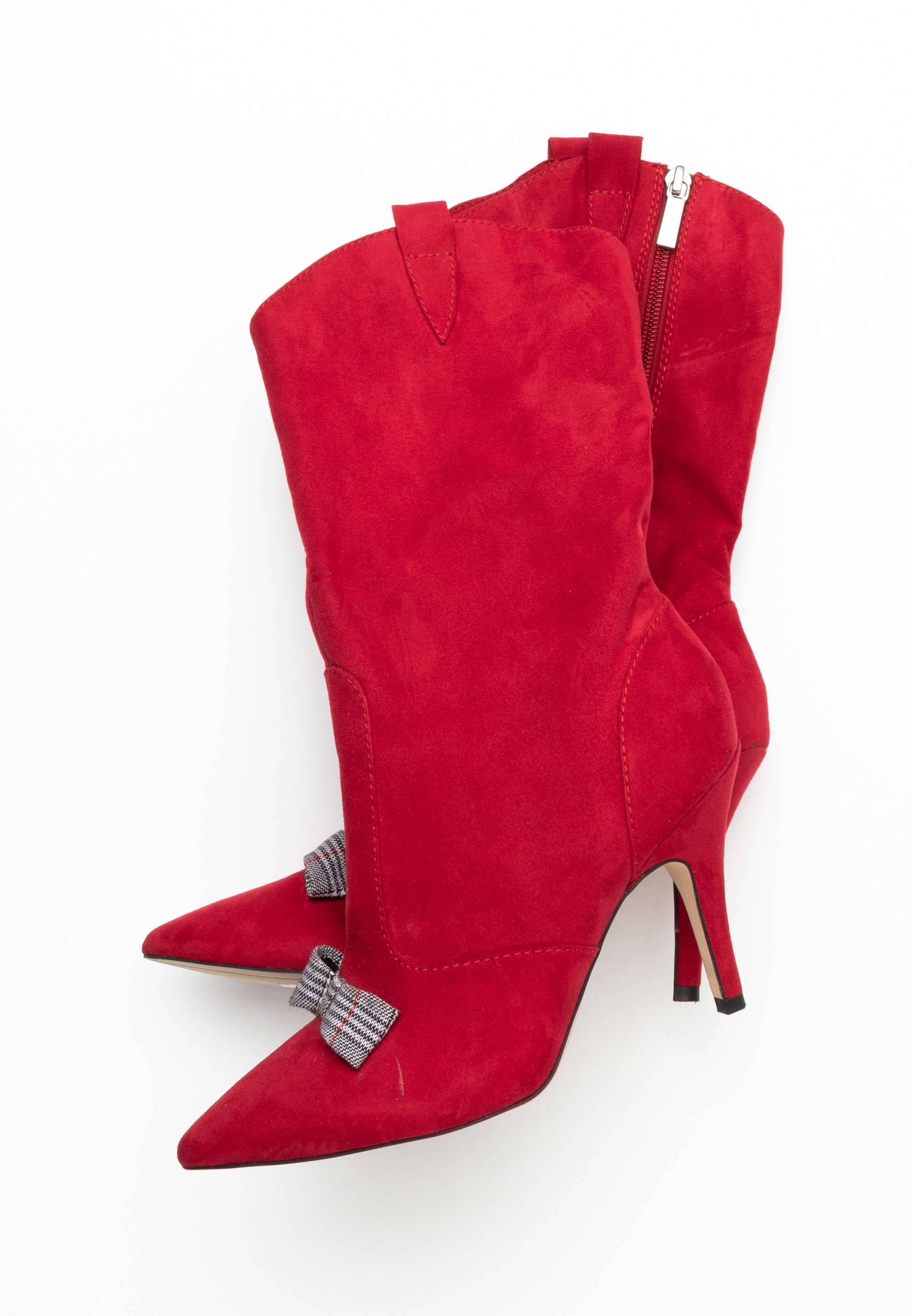 High Heel Tamaris Stiefelette Rot Leder Ladies Boots Tamaris Ankle