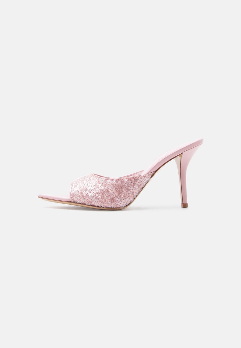 GIABORGHINI PERNI04 PAILLETTES - Mules med hæl - rose/pink - Zalando.dk