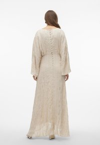 Vero Moda VMTARA FLOWY MAXI DRESS BRIDE - Oblačila za posebne priložnosti - white swan