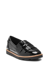 Next PATENT WIDE FIT LOAFERS - Čevlji brez vezalk - black