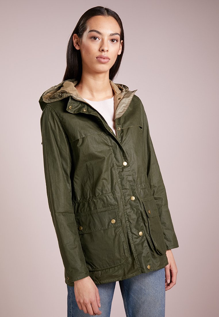 Barbour LIGHTWEIGHT DURHAM Parka olive Zalando.ie