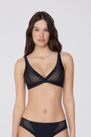 Tezenis HAVANA ESSENTIAL - Triangle bra - Black