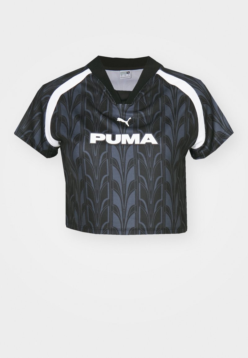 Puma T-shirt print zwart