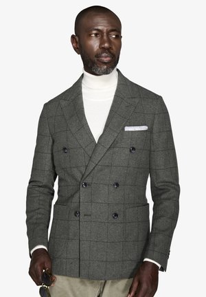 FARNESE - Kavaj - green checkered