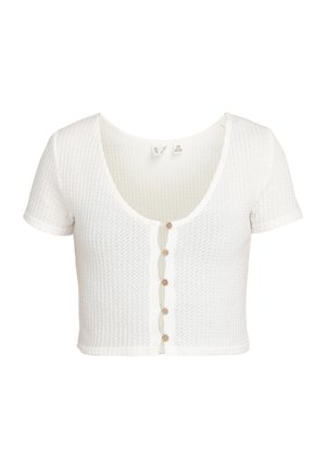 Roxy BORN WITH IT-CROP - Gilet - white