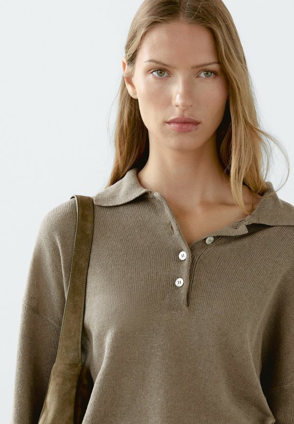 Long sleeved top - khaki4