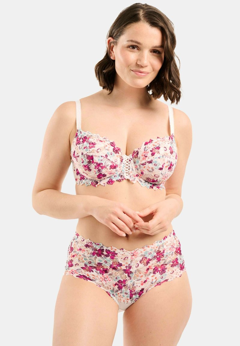 Sans Complexe MEDIUM ARUM MOSAIC - Slip - white & candy red