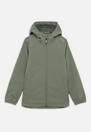 KID JACKET FIX HOOD UNISEX - Αδιάβροχο μπουφάν - avocado