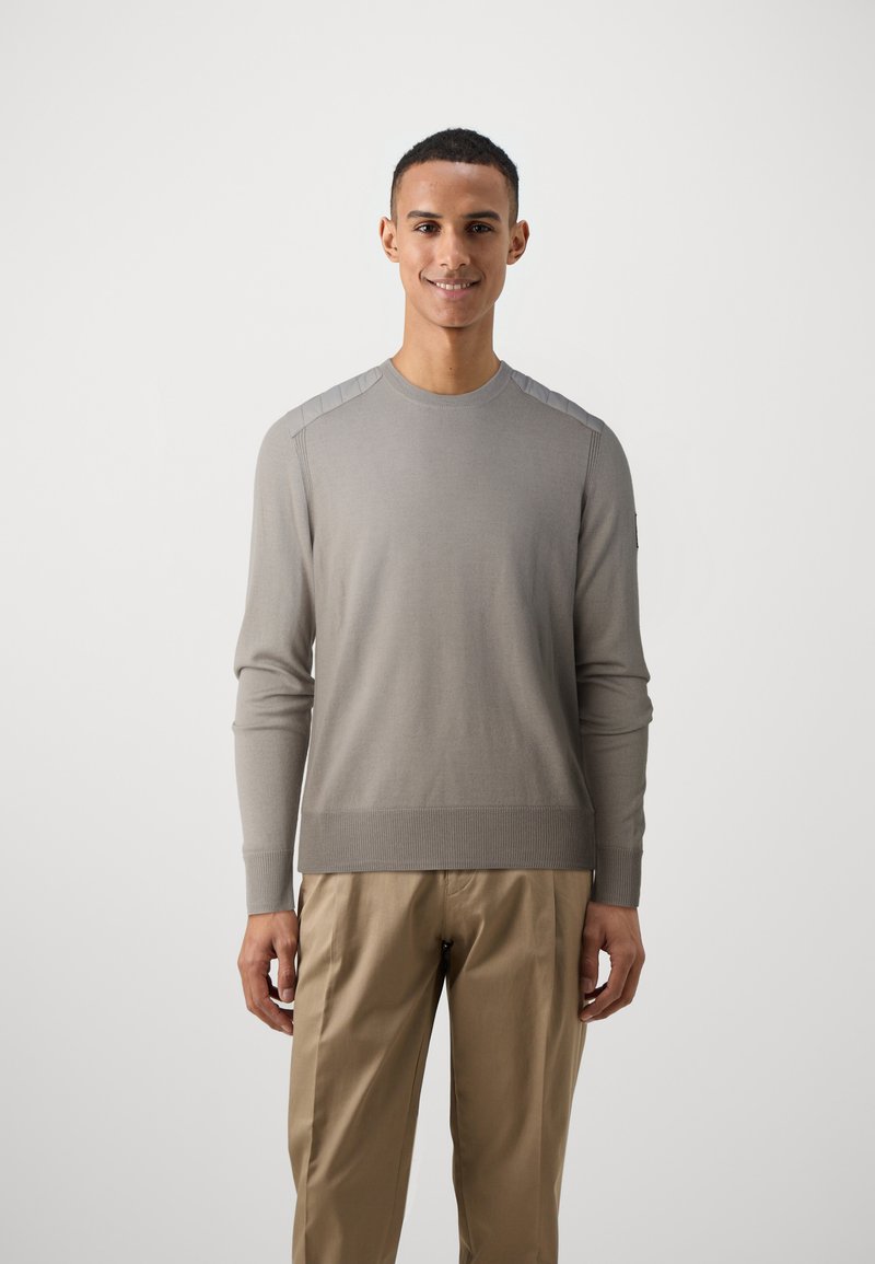 Belstaff KERRIGAN CREW NECK JUMPER - Pulover - chrome grey