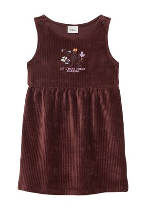 Jerseykleid - bordeaux