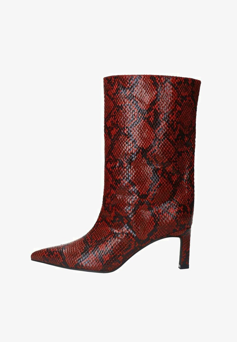 Pattern Rot sacha Stiefel - snake pattern/rot - Zalando