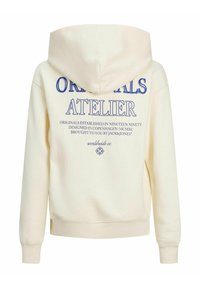 Jack & Jones Junior JORSANTORINI GRAPHIC JNR - Mikina s kapucňou - beige