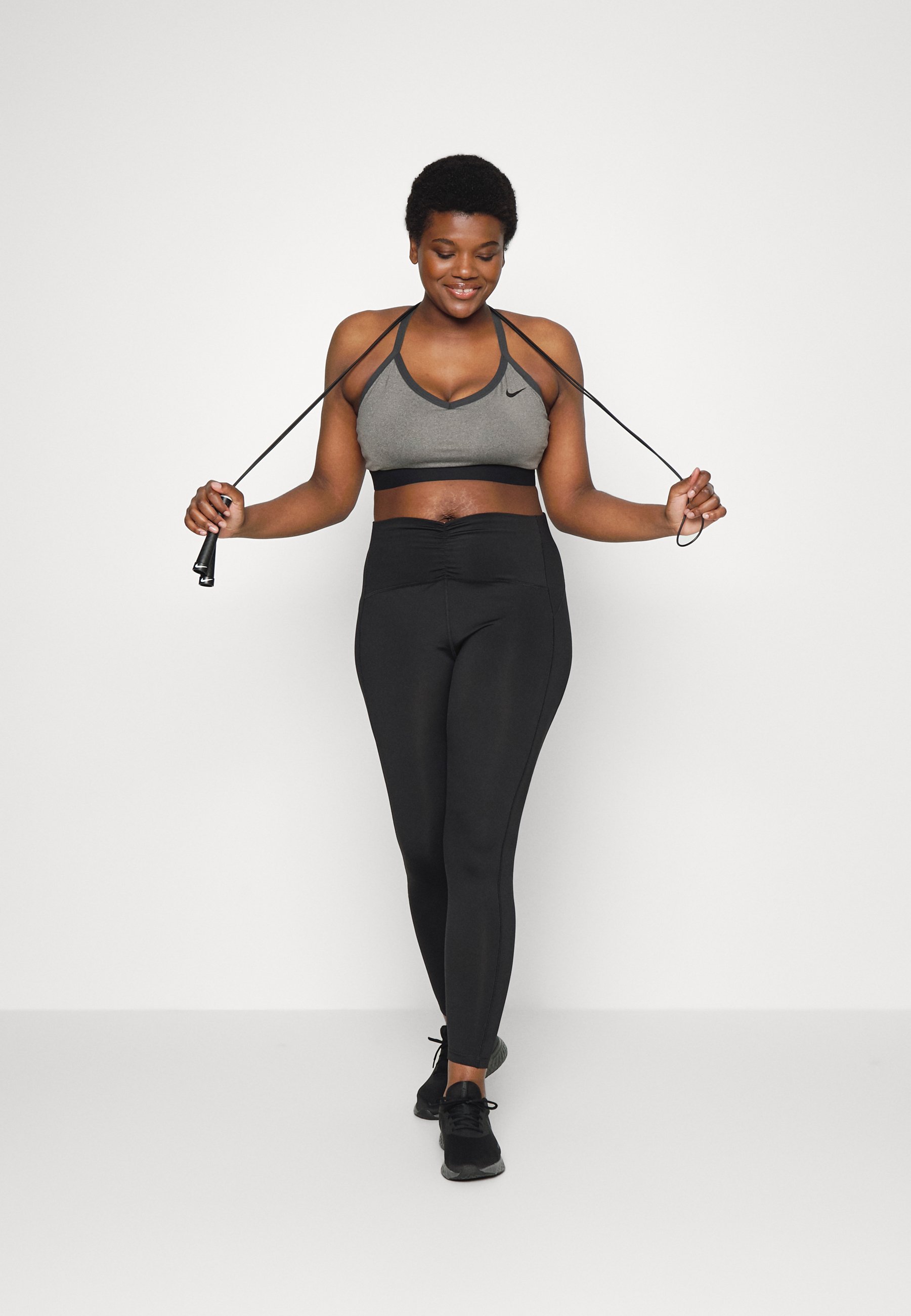 ONPNASHA TRAIN CURVY - Leggings - black 