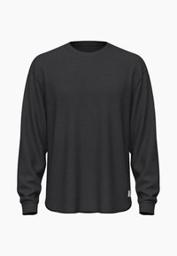 THERMAL TEE - Svetr - mineral black garment dye mineral black