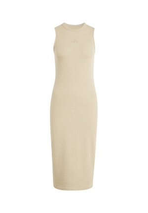 adidas Sportswear, ALL SZN RIB DRESS - Vestito di maglina - cremeweiß